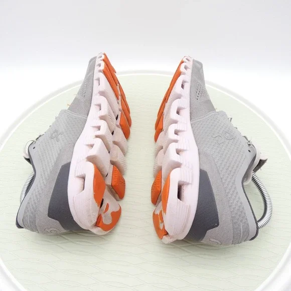 On Running Cloud X Womens US 9.5 Training Shoes Alloy Lily Lace Up Mesh Sneakers - Picture 6 of 10